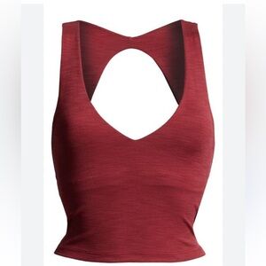 Beyond Yoga Red Crop Top